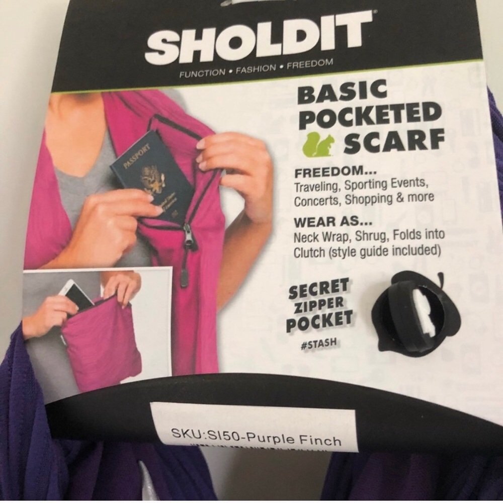 Scarf with Pockets
